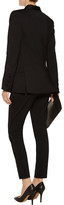 Thumbnail for your product : L'Agence Sam Satin-Trimmed Crepe Skinny Pants