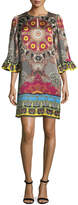 Thumbnail for your product : Etro Mandala-Print Silk Shift Dress