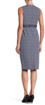 Thumbnail for your product : Maggy London Denim Flower Novelty Jacquard Dress