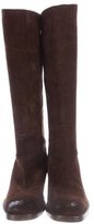 Thumbnail for your product : Jil Sander Suede Knee-High Boots