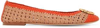 Tory Burch 10MM CHELSEA WOVEN LEATHER BALLERINAS