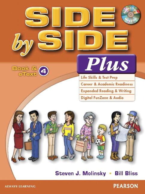 Side by Side Plus 4 Book & Etext with CD, (Paperback)