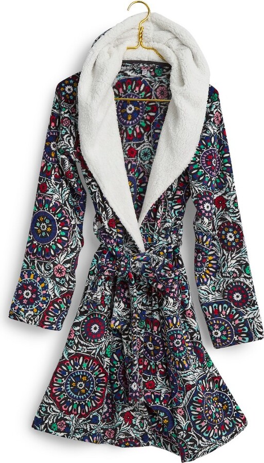 Vera Bradley Women's Fleece Cozy Life Robe Tartan Plaid ShopStyle