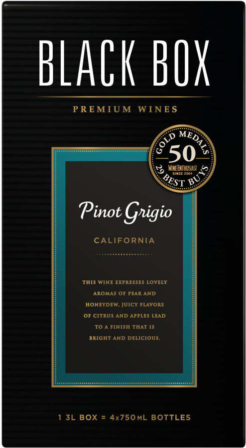 Black Box Pinot Grigio White Wine Box Wine (3 L)