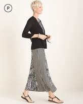 Thumbnail for your product : Chico's Chicos Petite Tropical-Print Striped Maxi Dress