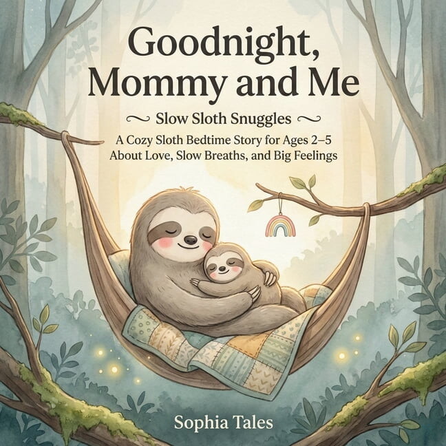 Good Night Adventures: Soothing Bedtime Goodnight, Mommy and Me: Slow Sloth Snuggles: A Cozy Sloth Bedtime Story for Ages 2-5 About Love, Slow Breaths, and Big , Book 22, (Paperback)