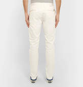 Thumbnail for your product : Incotex Slim-fit Cotton-blend Twill Trousers - Off-white