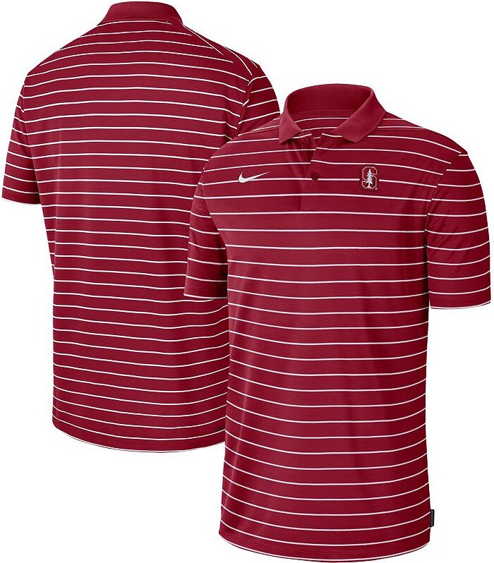 Men's Nike Cardinal Stanford Cardinal Icon Victory Coaches 2023 Early Season Performance Polo