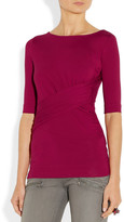 Thumbnail for your product : Vivienne Westwood Sihu draped stretch-jersey top
