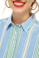 Thumbnail for your product : Topshop Boxy Stripe Shirt