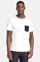 Thumbnail for your product : Rag and Bone 3856 rag & bone Colorblock Pocket Cotton T-Shirt