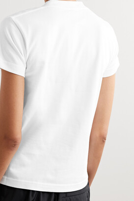 Balenciaga Printed Cotton-jersey T-shirt - White
