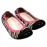 Thumbnail for your product : Pretty Ballerinas Zebra print Pony-style calfskin Ballet flats