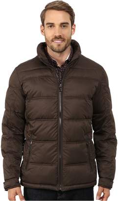 Perry Ellis Poly Zip Front Puffer
