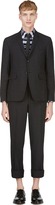 Thumbnail for your product : Thom Browne Grey Two-Piece Wool Suit