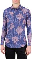 Thumbnail for your product : Bugatchi Shaped Fit Floral Stripe Sport Shirt