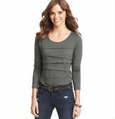 Thumbnail for your product : LOFT Tiered Long Sleeve Tee