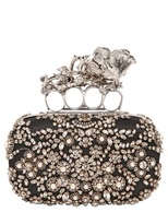Thumbnail for your product : Alexander McQueen Embellished Duchesse Knucklebox Clutch
