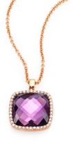 Thumbnail for your product : Roberto Coin Cocktail Amethyst, Diamond & 18K Rose Gold Pendant Necklace
