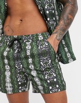 Thumbnail for your product : South Beach swim shorts in snake print