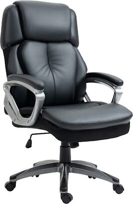 Vinsetto High Back Massage Office Desk Chair With 6-point Vibrating Pillow,  Computer Recliner Chair With Retractable Footrest, And Adjustable Lumbar  Support : Target