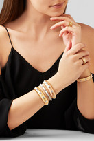 Thumbnail for your product : Buccellati Macri 18-karat Pink And White Gold Diamond Cuff
