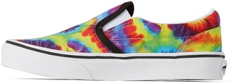 Vans Kids Multicolor Tie-Dye Classic Slip-On Big Kids Sneakers