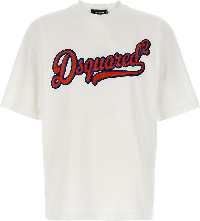 DSQUARED2 Logo Patch Crewneck T-Shirt