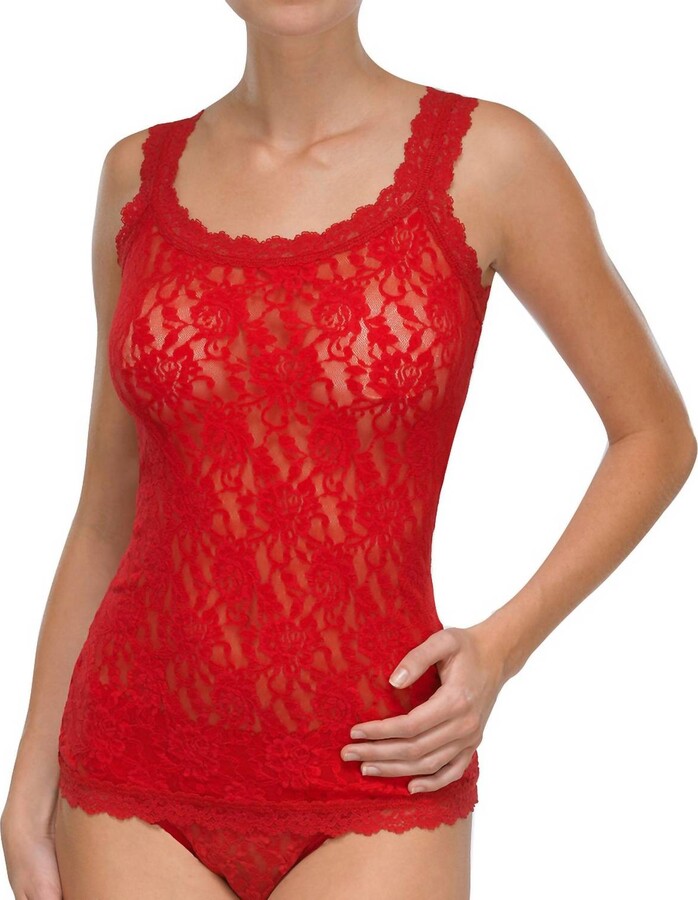 Hanky Panky Signature Lace Classic Camisole In Red