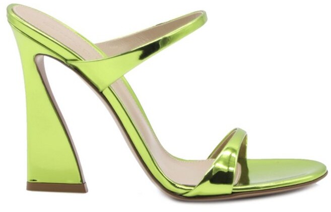 Green Metallic Sandals | Shop The Largest Collection | ShopStyle