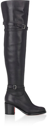 Christian Louboutin Women's Karialta Leather Over-The-Knee Boots