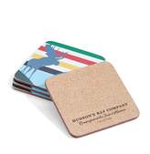 Thumbnail for your product : Hbc Stripes Baywatch Cork Back Coaster 4-Piece Set
