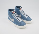 Thumbnail for your product : Nike Blazer Mid 77 Trainers Thunderstorm Pure Platinum Sail