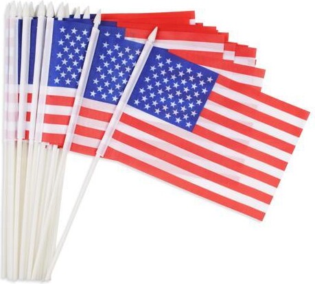 Yescom USA, Inc. 5'x8' American Stick Flag Handheld Mini US Independence Day Decoration 24 Pack