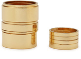 Thumbnail for your product : Forever 21 Plated Stackable Ring Set