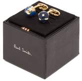 Thumbnail for your product : Paul Smith Globe And Night Sky Enamel Cufflinks - Mens - Blue