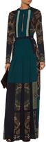Thumbnail for your product : Etro Open-back Pleated Printed Silk Crepe De Chine Maxi Dress