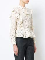 Thumbnail for your product : Sea floral print frill trim blouse