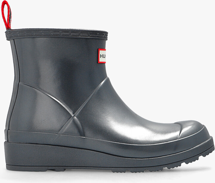 Hunter ‘Nebula Play Short’ Rain Boots Silver ShopStyle
