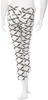 Thumbnail for your product : Etoile Isabel Marant Printed Cropped Jeans