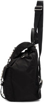 Thumbnail for your product : Prada Black Studded Nylon Backpack