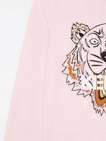 Thumbnail for your product : Kenzo Kids tiger printed longsleeved T-shirt