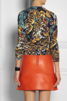 Thumbnail for your product : Kenzo Tiger jungle-print wool sweater