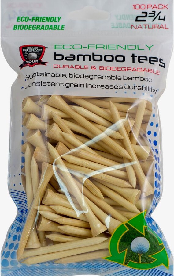 Club Champ Sports 2-3/4" Bamboo Tees 100-Pack