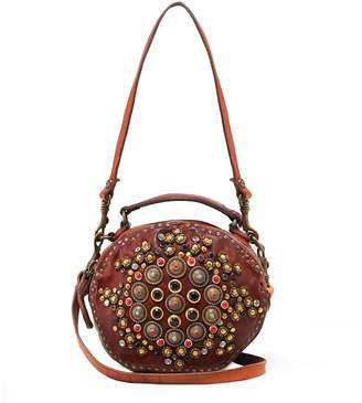 Campomaggi Embellished Leather Bowling Bag