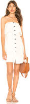 Thumbnail for your product : Vix Paula Hermanny Strapless Button Dress