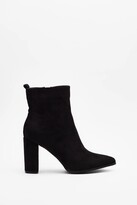 Thumbnail for your product : Nasty Gal Womens We Faux Suede It Heeled Ankle Boots