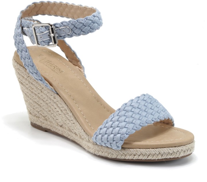 catherine malandrino cirkly espadrille wedge sandal