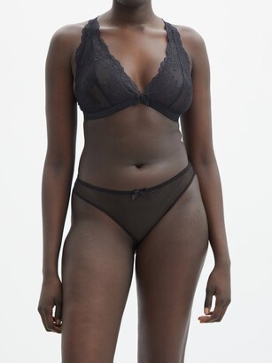 Agent Provocateur Yara Underwired Lace And Mesh Bra