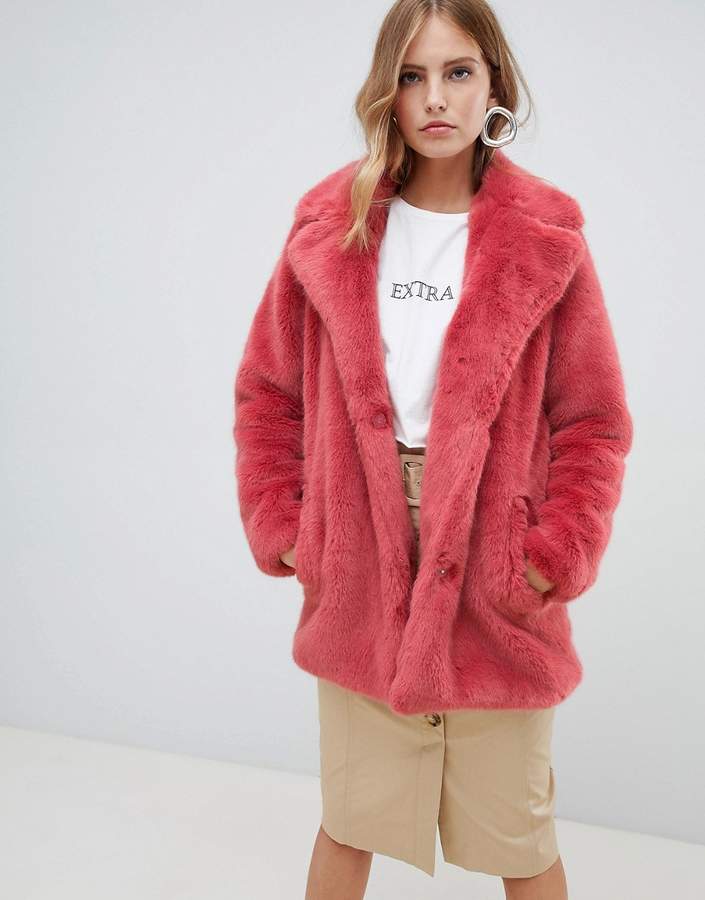 only faux fur jacket